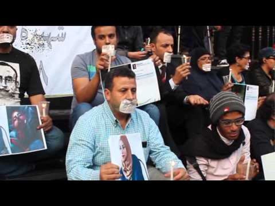 وقفة صامتة أمام نقابة الصحفيين لتأبين الزميلة ميادة أشرف