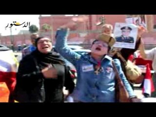 زغاريد ورقص بميدان عبدالمنعم رياض احتفالاً بالسيسي