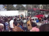 طلاب الإرهابية بالأٍزهر يقطعون طريق مصطفى النحاس
