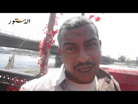 صاحب مركب يوفر رحلات مجانية حباً في مصر والسيسي