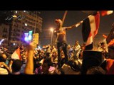 توافد المصريين الى ميدان التحرير للاحتفال بالسيسى