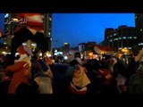 تزايد اعداد المواطنين للاحتفال بفوز السيسي بميدان مصطفى محمود
