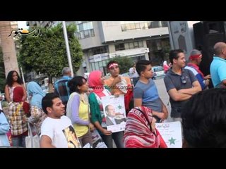 فرحة المواطنين لحظة اعلان نتيجة الانتخابات الرئاسية بمصطفى محمود