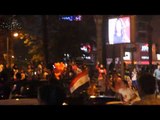 رقص وخيول وألعاب نارية احتفالاً بالسيسي في مصطفى محمود