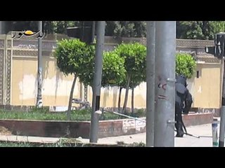 لاول مرة خبراء المفرقعات يستخدمون روبوت كاشف المتفجرات