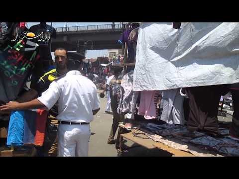 حملة أمنية لإزالة إشغالات الباعة الجائلين بميدان رمسيس