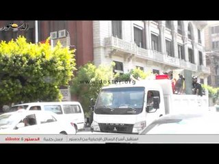 قوات الأمن تواصل إزالة الإشغالات بوسط البلد
