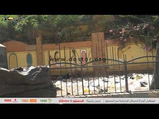 مدرسة تجريبية بالعمرانية تتحول الى حظيرة للمواشى