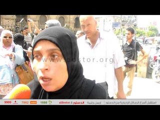 أم عمر للسيسى "رجعلنا نور عنينا"