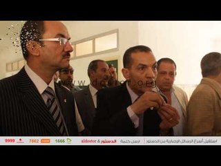 رئيس جامعة الازهر يتفقد الجامعة قبل بداية العام الدراسى الجديد