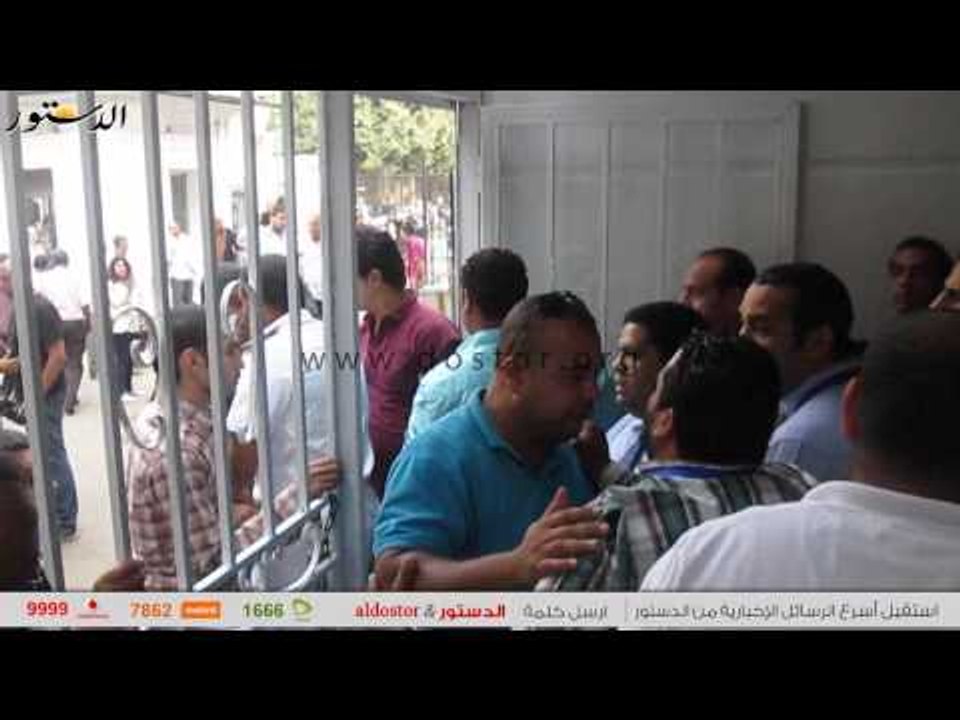 اشتباكات بين أمن المعهد القومي للكبد والصحفيين