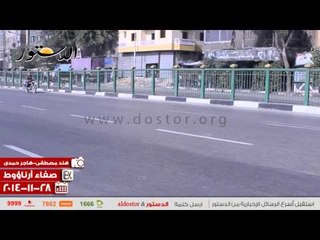 الأمن المركزي يكثف تواجده بـ"النهضة" وسيولة مرورية أمام حركة السيارات