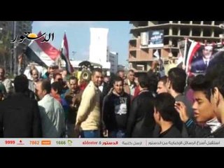 توافد المئات من أبناء الدقهلية لميدان الثورة بالمنصورة تأييداً للجيش