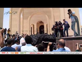 وصول جثمان "عمر الشريف" لمسجد المشير طنطاوي