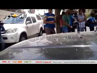 عدسة "الدستور" ترصد آثار انفجار سيارة  النائب العام
