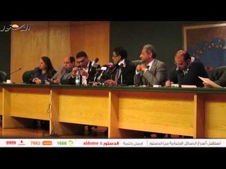 بدء مؤتمر "الصحفيين" لحل أزمتهم مع رئيس نادي الزمالك