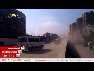 سيولة مرورية بعد افتتاح كوبري الشيخ منصور بالمرج