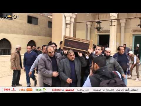 تشييع جثمان الفنان الراحل يسري مصطفى لمثواه الأخير بمدافن القطامية