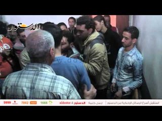 شاهد.. لحظة انهيار أهالي "الطالب إسلام" أثناء خروج جثمانه من المشرحة