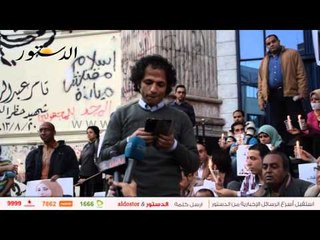 بدء الوقفة الصامتة لإحياء ذكرى الشهيدة "ميادة أشرف" بنقابة الصحفيين