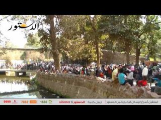 إقبال كثيف على "الحيوان" للاحتفال بشم النسيم