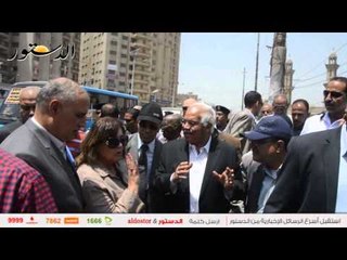محافظ القاهرة يتفقد ميدان المطرية