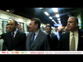 وزير النقل يفتتح محطة السادات بعد إغلاقها قرابة سنتين