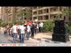 أهالي الفسطاط يستخدمون "مكبرات الصوت" للتشويش على متظاهري الخدمة الوطنية
