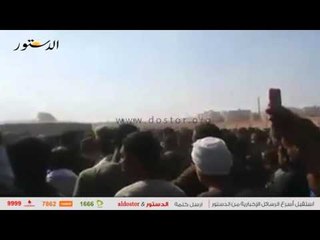 أهالي أسيوط يشيعون جثمان "ضحية حادث الكويت"