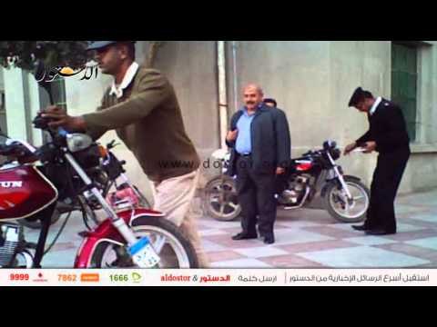 حملة أمنية لإزالة الموتوسيكلات من أمام مجمع التحرير