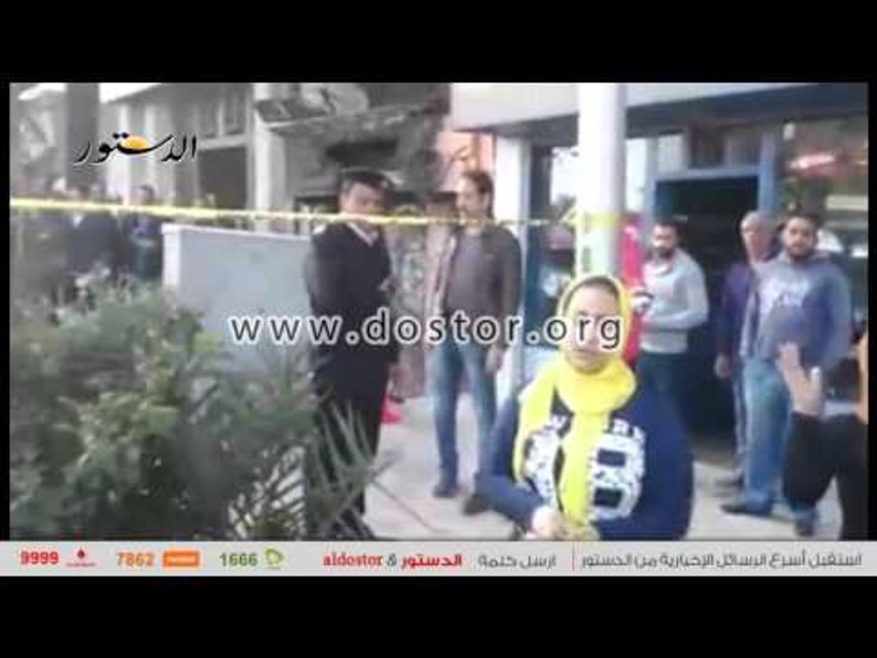 إنهيار أحد أهالي ضحايا حريق الملهى الليلي بالعجوزة