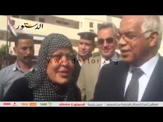 محافظ القاهرة لسيدة تطلب عمل لابنها: "مفيش شغل بس في فلوس"