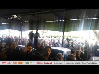 خناقة وتهديد في جنازة الفنان "ممدوح عبد العليم"