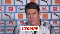 Garcia «Il faut qu'on apprenne à jouer avec Mario» - Foot - L1 - OM