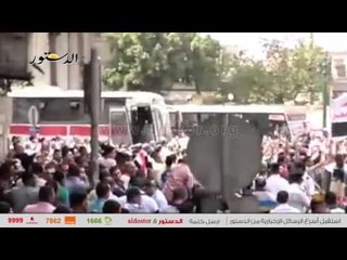 مسيرة مناهضة للصحفيين تصل النقابة بـ"أتوبيس" تحيا مصر