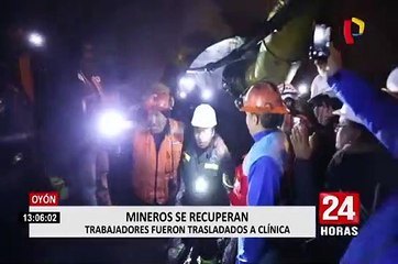 Titular del Minem señala que mineros rescatados se encuentran estables