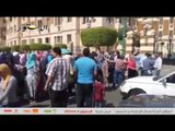 أهالى تل العقارب يقطعون طريق مبنى محافظة القاهرة