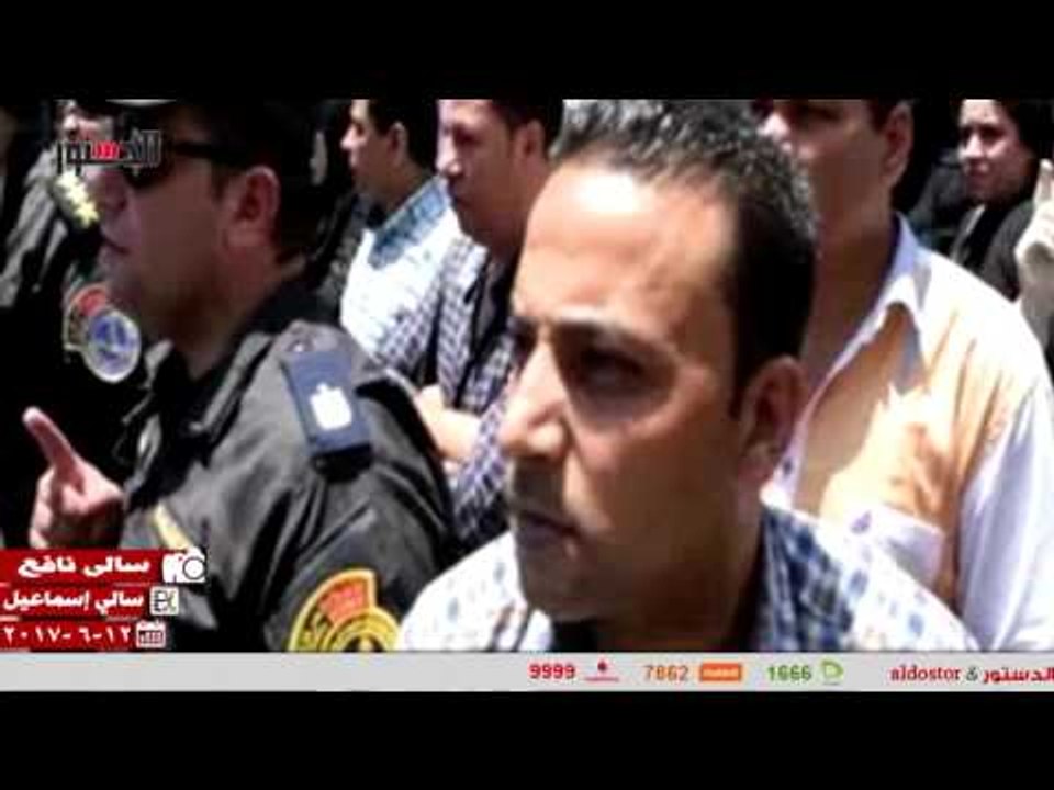 الدستور | مسجد النصر بالمنصورة يستقبل جثمان رئيس مباحث شربين
