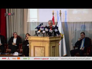 الدستور | وزير التعليم خلال مؤتمر صحفي بمقر الوزارة اليوم