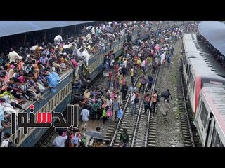 الدستور | طوابير «الصعيد» للحصول على تذكرة «ليلة العيد».. المسافرون: مش خايفين