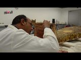 الدستور | ترميم قطعة أثرية في مركز الترميم بالمتحف المصري