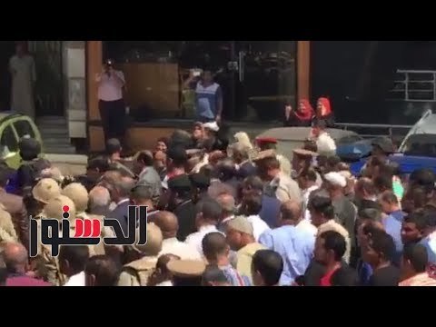 الدستور | وفد قبطى يشارك ويقدم العزاء فى شهيد سيناء بالدقهلية