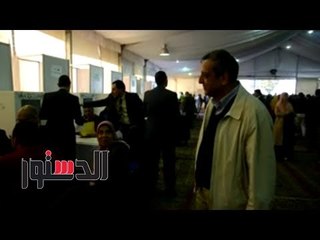 الدستور | ثروت سويلم وأمير مرتضى منصور ويحيى قلاش يدلون بصوتهم فى انتخابات الزمالك