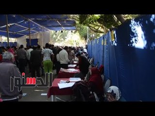 الدستور | فرحة وبلالين فى انتخابات نادى الصيد وسط تزايد الإقبال