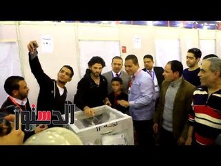 الدستور | حسام غالى يصل مقر انتخابات الأهلى