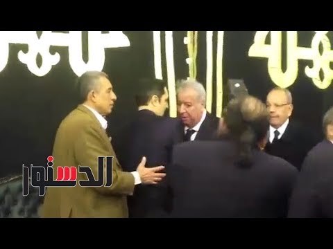 الدستور |جمال مبارك وسامي عنان في عزاء إبراهيم نافع