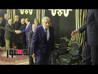 الدستور |وصول "محلب" لعزاء فقيد الصحافة