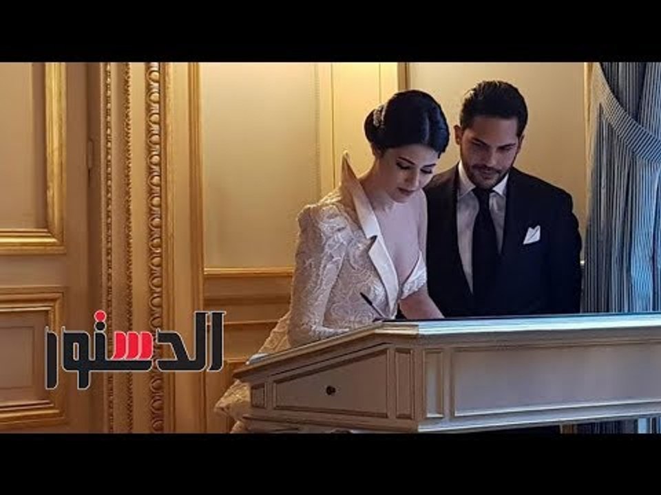 الدستور | فيديو جراف.. أغرب 10 مشاهد من زفاف «مرام بن عزيزة‎»