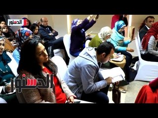 الدستور | بدء احتفالية يوم المرأة العربية.. و«التلاوي»: حققنا انجازات رغم الظروف