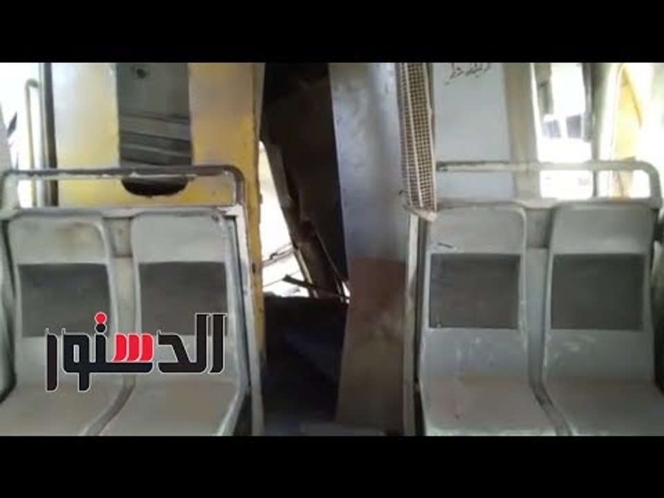 الدستور - بقايا طعام الركاب أثناء وقوع حادث قطاري البحيرة